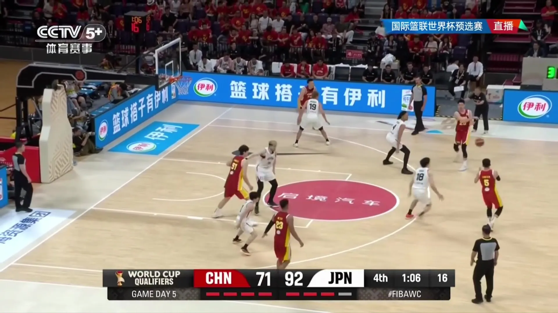 无济于事啊！杨瀚森垃圾时间双臂暴扣…全场5中3得9分