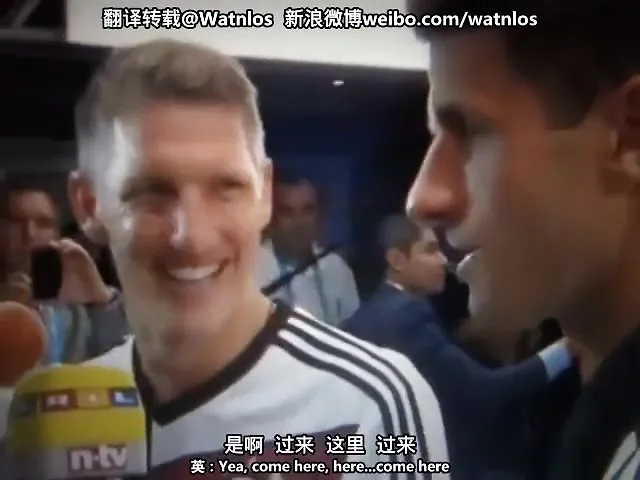 叽里咕噜！名场面：穆勒小猪世界杯决赛后用方言接受采访！