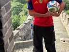 佩德里逛长城：听说来了这才算好汉？ 那现在我是了?