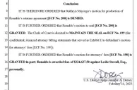 法官判决性侵案当事人律师赔偿C罗律师费334637.5美元