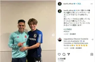 上田绮世：幸运能和儿时偶像法尔考同场竞技，希望像他这样出色