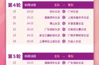 2023年女甲联赛第一阶段赛程表出炉????