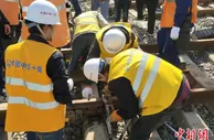 引江济淮工程宁西铁路下行便线改建施工圆满完成