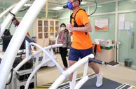 山东泰山一线队年轻队员、鲁能足校梯队部分球员进行身体机能测试