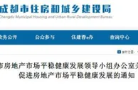 成都楼市新政：法拍房限购 热点楼盘限售五年