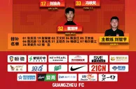 广州vs苏州东吴首发：侯煜、刘浪舟、凌杰先发，张健智替补