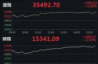 美股三大指数集体反弹 纳指涨超2%