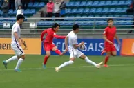 阳敏杰手球送点，韩国队点射扳平1-1国青