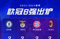 欧冠8强出炉4席：拜仁、AC米兰晋级，切尔西、本菲卡过关