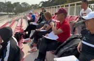 傅博、黄博文到恒大足校挑球员：好苗子在成长，对未来充满信心