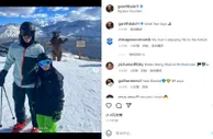 其乐融融！贝尔社媒晒与家人一起滑雪的照片：这些天实在太棒了！