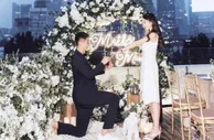结束数年异地恋，海港中卫魏震和妻子蒲伊敏举办婚礼