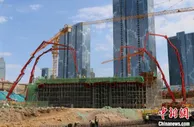 大连湾海底隧道南岸港池注水施工正式启动