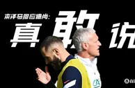 德尚称本泽马自愿退出世界杯，后者晒采访全文：真敢说啊????