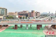 联动湾区交通大动脉 广州南大干线西段完成主线主体结构