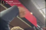 真开心????伊恩-拉什晒视频：杰拉德在安菲尔德看台振臂庆祝