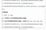 足协允许俱乐部U13-U15梯队与属地学校共建队伍，避免互抢资源