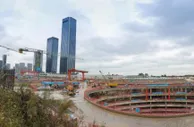 深圳前海综合交通枢纽首批地下空间封顶
