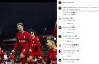 菲尔米诺社媒庆祝大胜：多么美妙的一天，YNWA！