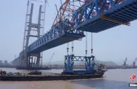 中国首条民资控股高铁“头号桥梁”顺利合龙