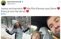 本泽马祝女儿9岁生快：生日快乐亲爱的????真为你感到自豪????