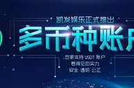 【凯发娱乐】首家推出多币种账户 看得见的实力