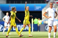 足球赛报：女足世界杯-瑞典2-1英格兰获季军 怀特进球被吹