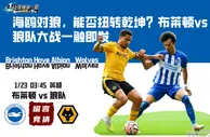 海鸥对狼，能否扭转乾坤？布莱顿vs狼队大战一触即发