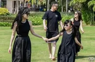 CBA名帅刘维伟晒全家福！妻子好年轻+美若天仙,妻女3人同框似姐妹