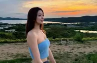 CBA付豪女友晒美照：一双长腿纤细白皙，身材火辣，性感而不妖艳