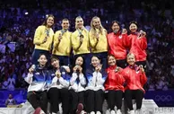 巴黎奥运会丨击剑综合：乌克兰队逆转摘得女佩团体金牌