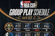 新赛季NBA杯分组出炉:湖人太阳再相遇 勇士掘金同组竞争