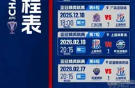 中超BIG4亚冠赛程：开球时间再延后 海港蓉城首战迎强敌
