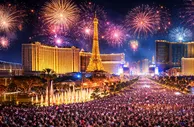拉斯维加斯备战2026跨年盛典：预计34万游客，酒店价格飙升