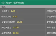 玩球资讯：NBA冠军赔率 勇士继续领跑 森林狼反超雷霆
