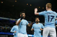 足球赛报：英超-曼城5-1莱斯特 阿圭罗大四喜丁丁3助攻