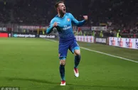 足球赛报：欧联杯-阿森纳2-0米兰 厄齐尔两助攻姆希塔良破门