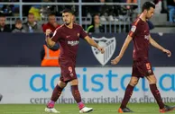 玩球赛报：西甲-巴萨2-0完胜11分领跑 苏神库蒂尼奥破门