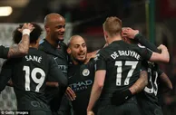 足球赛报：英超-曼城2-0斯托克16分领跑 席尔瓦独中两元