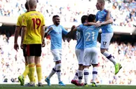 足球赛报：英超-贝尔纳多3球 阿圭罗丁丁传射 曼城8-0狂胜