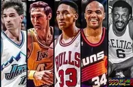 999资讯：NBA历史最佳第5阵容出炉：皮蓬搭档巴克利，斯托克顿榜上有名