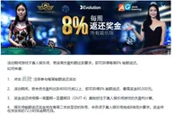 平博所有娱乐场每周8% 输额返还