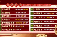 2026神马都好 旺马奔腾亿定发