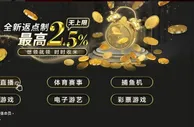 E世博全新返水制度，最高2.5%，即时返水