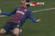 足球赛报：1-0！中甲第1夺冠热门6场5胜，34岁恒大旧将疯狂滑跪＋怒吼庆祝