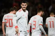 足球赛报：欧预赛-西班牙2-0擒弱旅夺两连胜 莫拉塔梅开二度