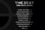 足球资讯：FIFA年度最佳主帅候选出炉：瓜迪奥拉领衔 克洛普德尚在列