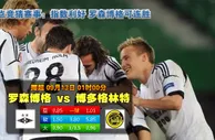 赛事推荐: 罗森博格 VS 博多格林特