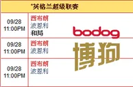 “博狗亚洲”9月28日晚英超赛事: 西布朗 VS 波恩利