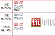 “明陞M88”10月22日欧冠联赛:摩纳哥 VS 宾菲加